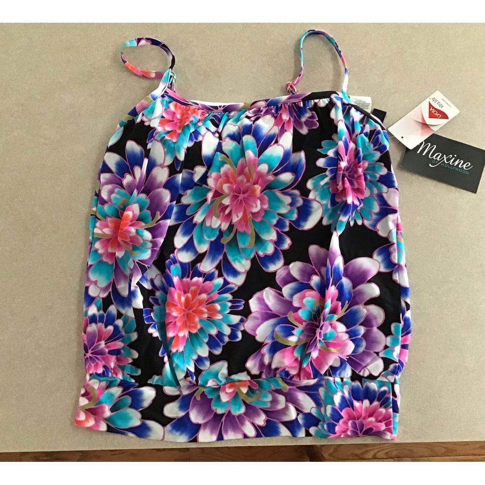 Womens Bandeau Tankini Swimsuit top